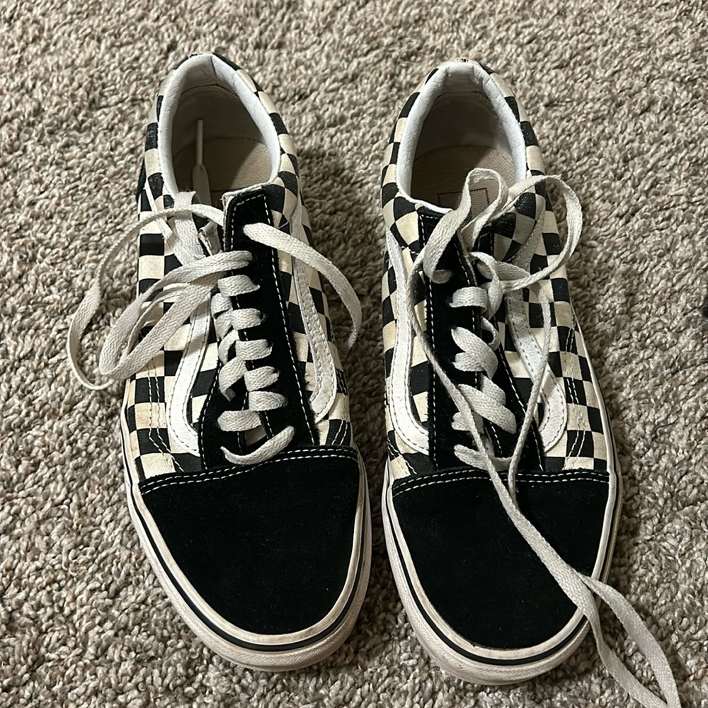 Old school vans, size 8 women’s